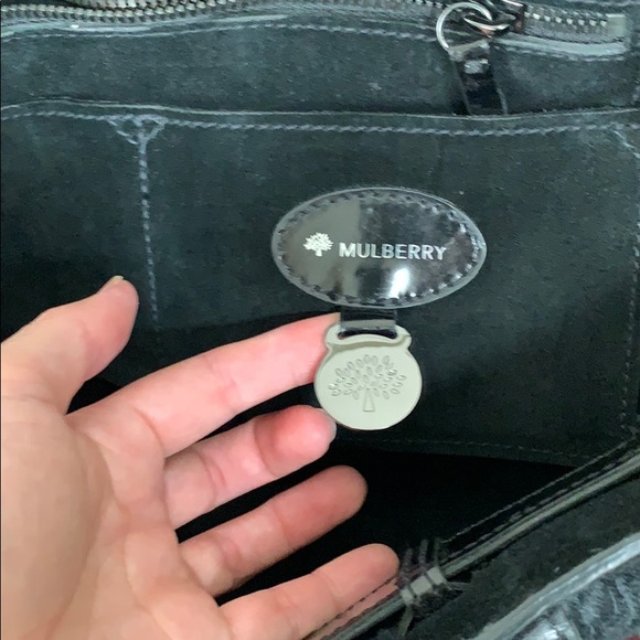 “SOLD”Mulberry Flap Bayswater Twist-lock Tote Bag - Picture 15 of 16